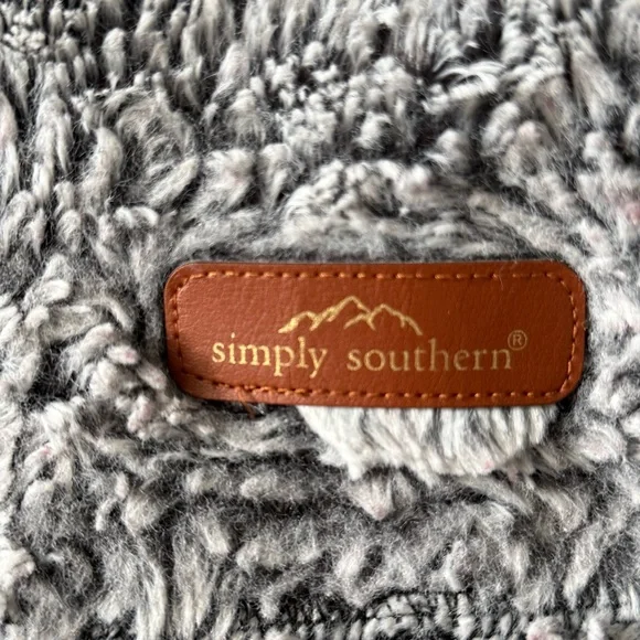 Simply Southern Half Zip Sweater - Picture 3 of 6